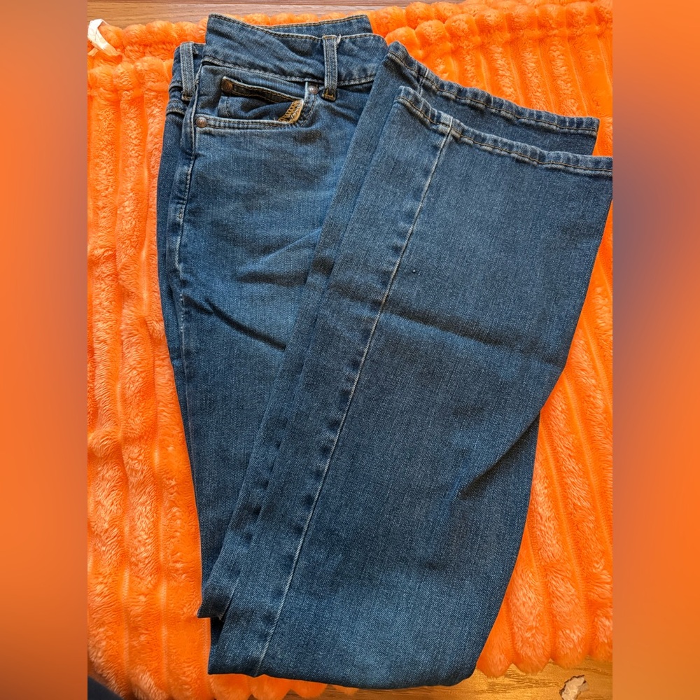 Wrangler Boot Cut Blue Jeans - Picture 2 of 5